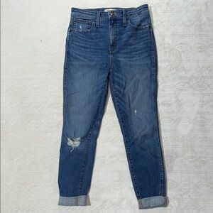 Madewell curvy‎ high rise skinny jeans (28)